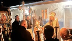 У Михальче переслідувана громада УПЦ зустріла Пасху в сільській хаті
