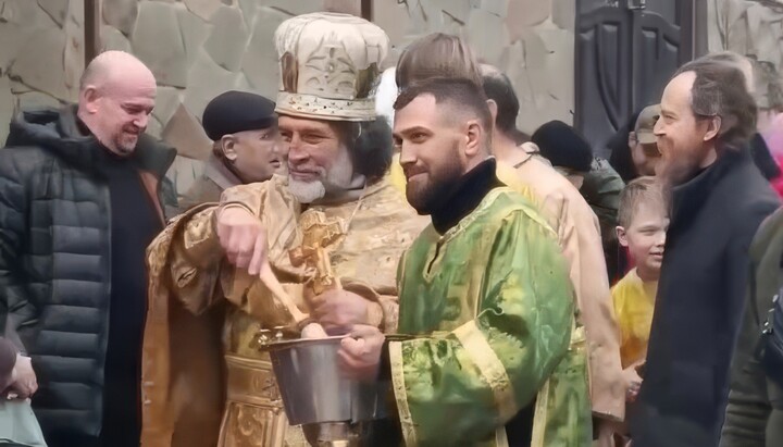 Lomachenko as a sexton of the UOC in Bilhorod-Dnistrovskyi. Photo: "Typical Akkerman"