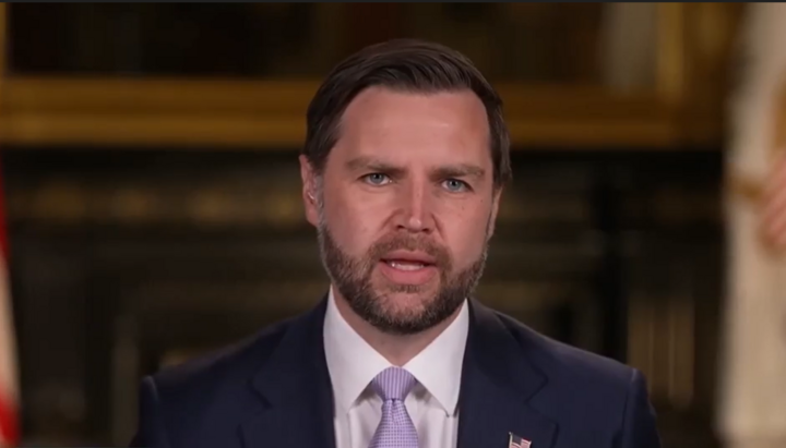 Віце-президент США Джей Ді Венс. Фото: скріншот відео foxnews