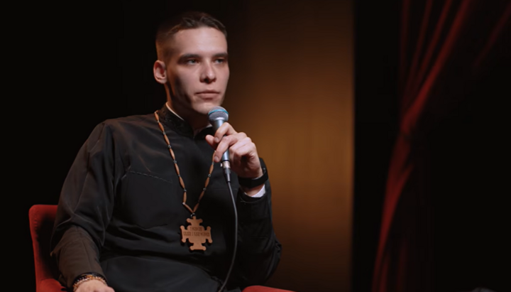 Ruslan Usmedynsky. Photo: a screenshot from Dmytro Tiutiun's YouTube channel