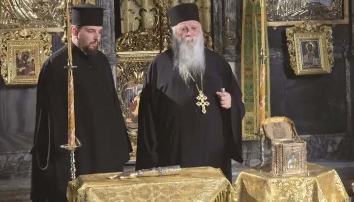 Мощі святого великомученика Георгія, які привезуть до Румунії з Афону. Фото: Basilica