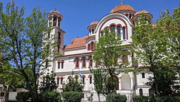 Εκκλησία της Ζωοδόχου Πηγής στην πόλη Λάρισα. Φωτογραφία:
