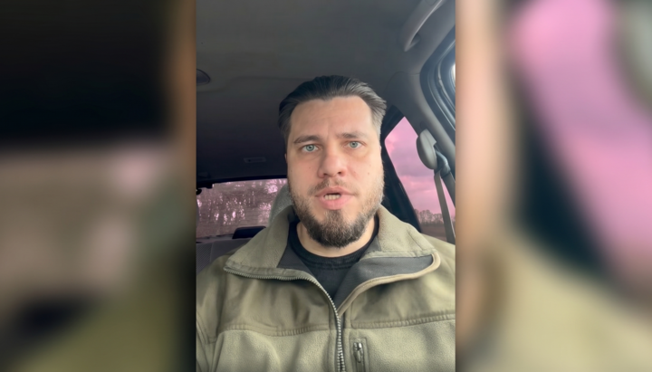Βλαντιμίρ Πέντκο. Φωτογραφία: στιγμιότυπο από το βιντεοσκοπημένο μήνυμα του Βλαντιμίρ στο Facebook