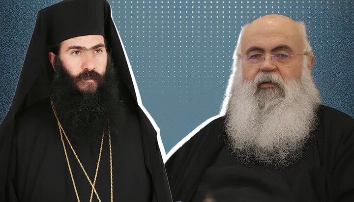 Μητροπολίτης Τυχικός και αρχιεπίσκοπος Γεώργιος. Φωτογραφία: ΕΟΔ στην Ελλάδα