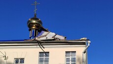 Ураганний вітер пошкодив храм УПЦ у Вінниці