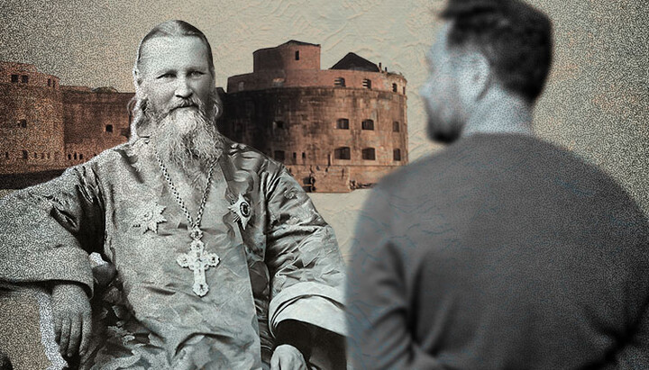 The first conversation with the Kronstadt pastor. Photo: UOJ