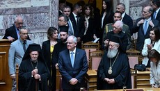 Патріарх Варфоломій виступив з промовою в грецькому парламенті