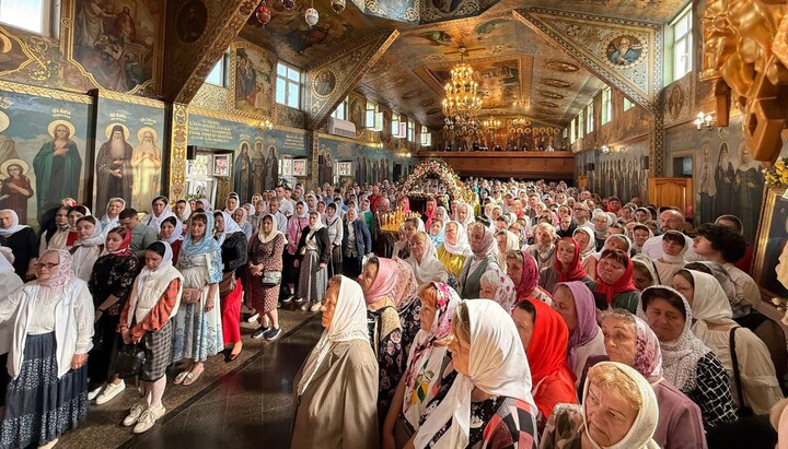 Festive divine service at the St. George Metochion in Rivne. Photo: UOC Information Center on Facebook