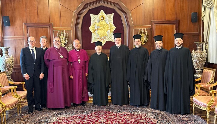 Patriarch Bartholomew and Anglican representatives at the Phanar. Photo: x.com/AnglicanNews