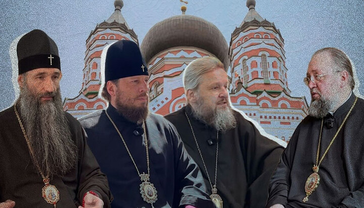 Архієреї УПЦ говорять про Собор у Феофанії. Фото: СПЖ