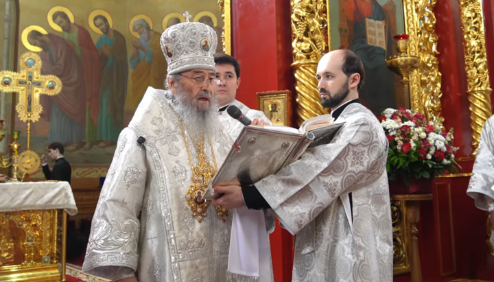 Митрополит Онуфрий. Фото: пресс-служба УПЦ