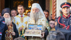 Патріарх Порфірій заявив, що перебування Пояса Богородиці в Сербії триває