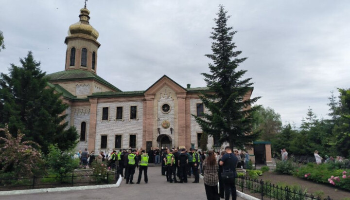 The seizure of Trinity Cathedral in Kremenchuk. Photo: Kremenchuk Eparchy