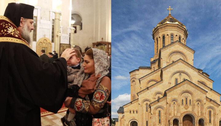 Патриарх Шио возглавит 73-е массовое крещение детей в Грузии. Фото: Грузинская Патриархия в Фейсбук