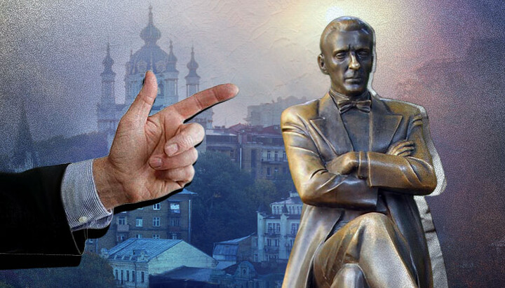 Пам'ятник Михайлу Булгакову в Києві. Фото: СПЖ