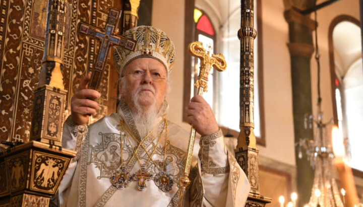 Патріарх Варфоломій. Фото: Orthodoxia News Agency