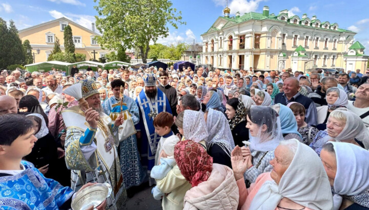 Хресна хода в Корецькому монастирі. Фото: Фейсбук митрополита Антонія