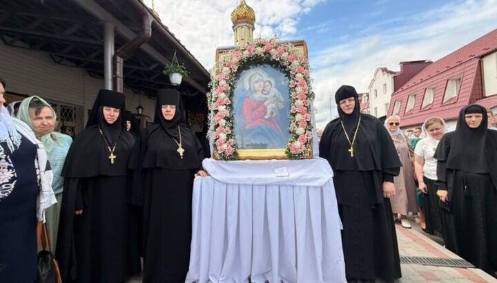 A cross procession will take place with the miraculous icon of the Mother of God. Photo: Rivne Eparchy