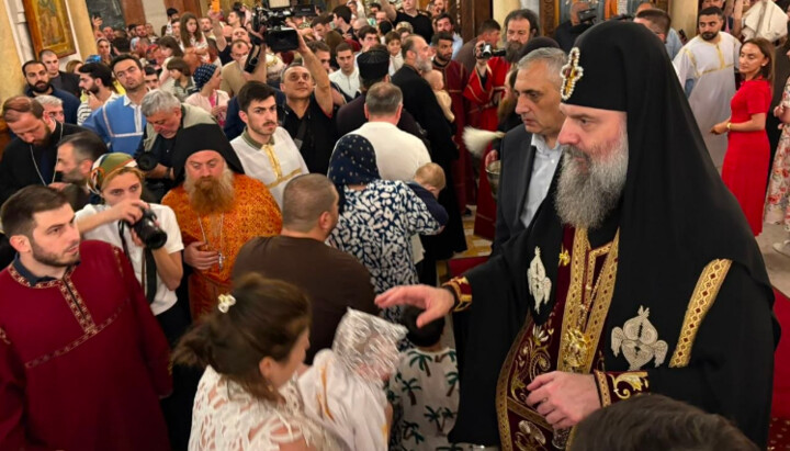 Урочистості в Троїцькому соборі Тбілісі. Фото: СПЖ у Грузії