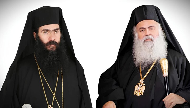Μητροπολίτης Τιχίκ και αρχιεπίσκοπος Γεώργιος. Φωτογραφία: ΣΠΖ στην Ελλάδα