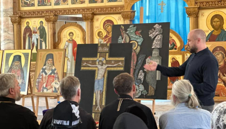 В Одессе состоялась защита дипломных работ выпускников иконописного отделения духовной семинарии. Фото: Информационно-просветительский отдел УПЦ
