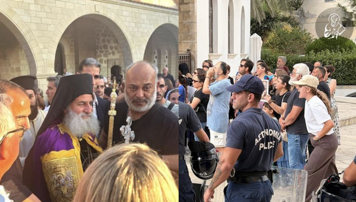 Ενθρόνιση του νέου Αρχιερέα Πάφου. Φωτογραφία: ΣΠΔ στην Ελλάδα