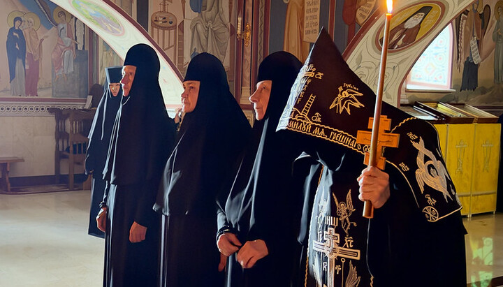 Постриг в великую схиму. Фото: Святогорская лавра
