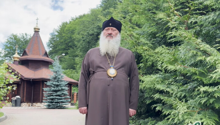 Намісник Києво-Печерської лаври митрополит Павло (Лебідь) Фото: скріншот You-tube каналу Києво-Печерська Лавра