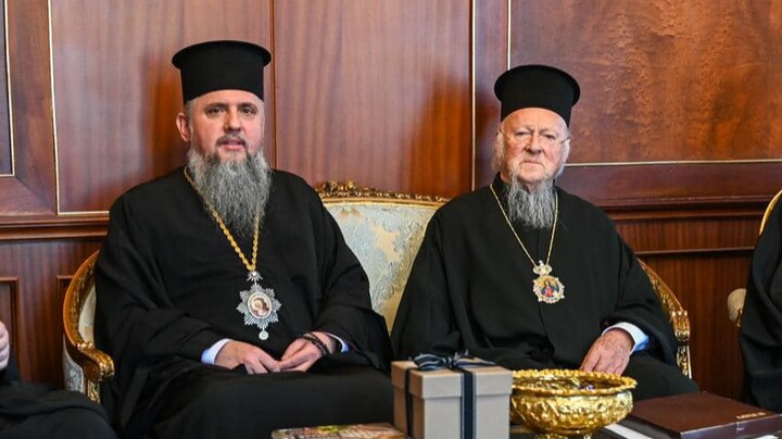 Думенко і Патріарх Варфоломій на Фанарі. Фото: ПЦУ