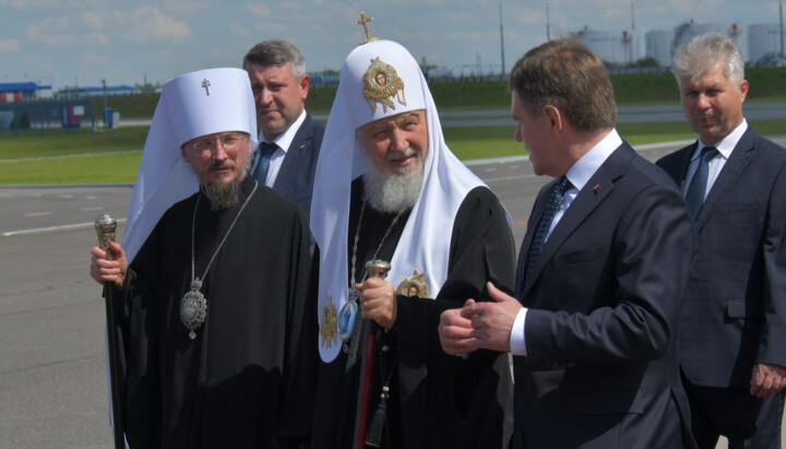 Patriarch Kirill and Metropolitan Veniamin, Patriarchal Exarch of All Belarus. Photo: Belarus Segodnia (Belarus Today)
