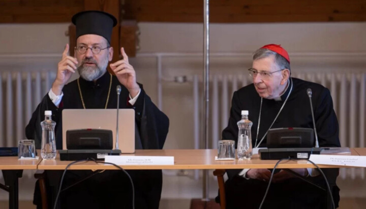 Metropolitan Job of Pisidia and Cardinal Kurt Koch. Photo: VEMA