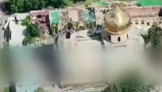 Russian attack damages UOC cathedral in Kupiansk