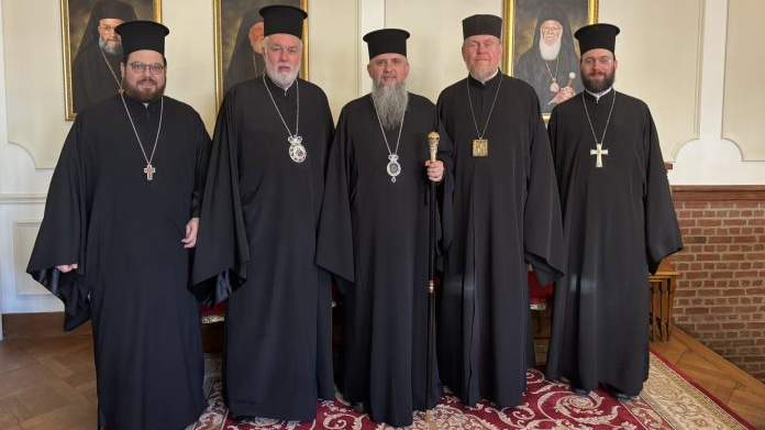 Думенко із Зорею зустріли у Бельгійській митрополії Фанару. Фото: Orthodoxia News Agency