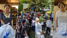 UOC deliveres humanitarian aid to 100 families of displaced persons
