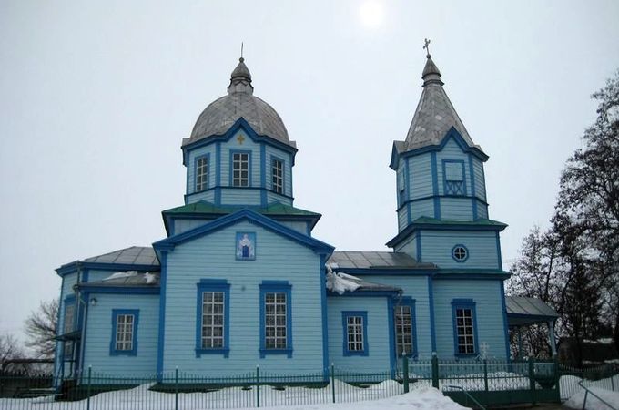 Церква на честь Покрови Пресвятої Богородиці в селі Плоске (1889). Фото: ploske.church.ua