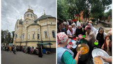 UOC eparchies hold charity meals for the needy