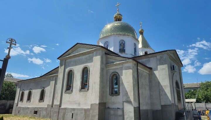 The UOC Church of the Tikhvin Icon of the Mother of God. Photo: Facebook / Andrii Kravchuk