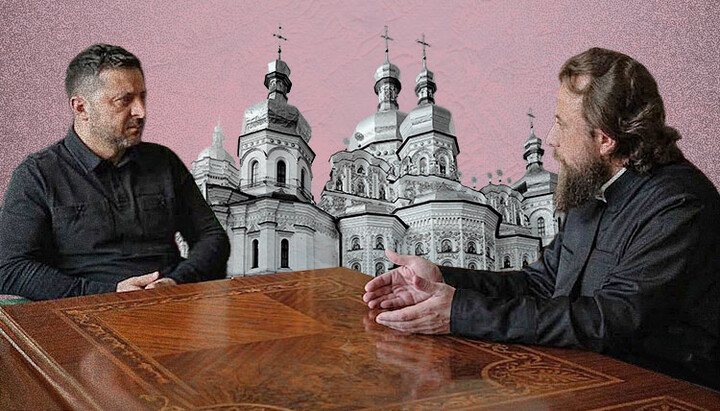 «Намісник Лаври ПЦУ» підтримує Зеленського в усіх починаннях. Фото: СПЖ
