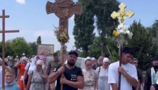 Православні буковинці здійснили хресну ходу до Афанасіївського монастиря