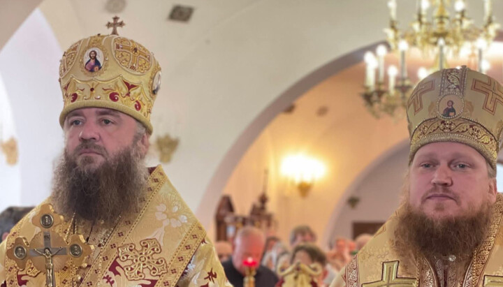 Иерархи УПЦ совершают Литургию в храме Всех святых Черниговских. Фото: Черниговская епархия
