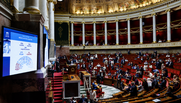 A session of the French National Assembly. Photo: REUTERS/Manuel Ausloos