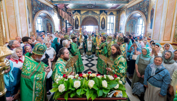 Урочиста Літургія в день пам'яті Антонія Печерського. Фото: УПЦ