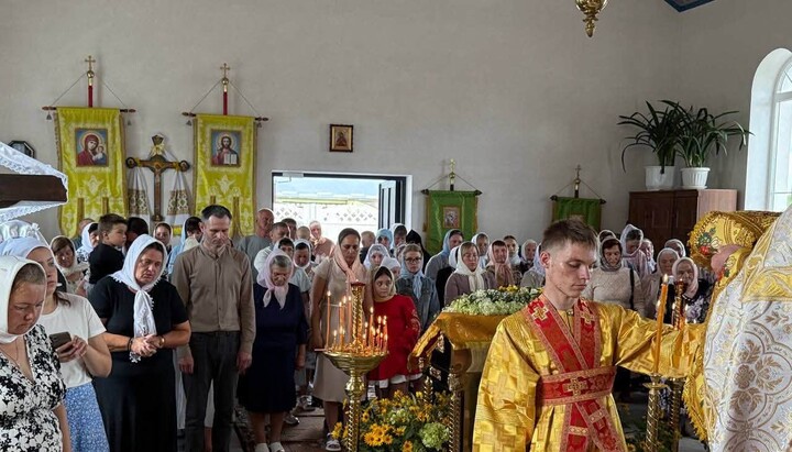 Celebration in Mnyshyn. Photo: Rivne Eparchy