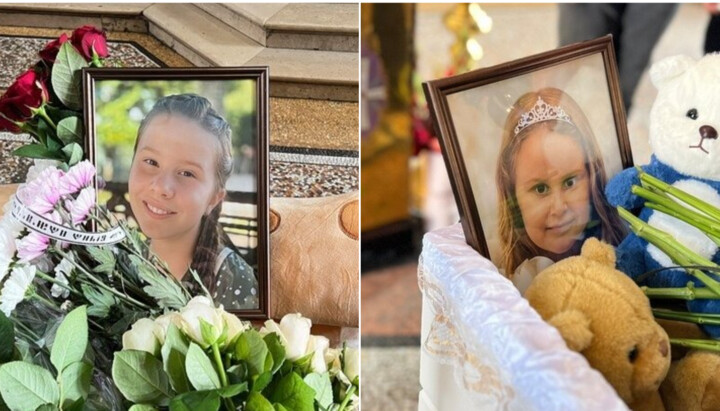 Sofia and Emilia Dvornichenko, killed in the Russian strike. Collage: UOJ