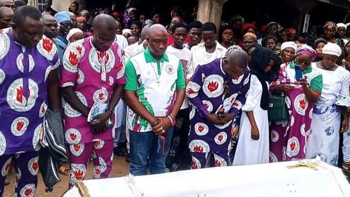The funeral of Christian leader Filibus Usman Kudje. Photo: Morning Star News