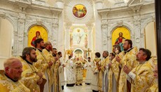Στον αποκατεστημένο καθεδρικό ναό της Μεταμορφώσεως της Οδησσού εορτάστηκε η εορτή του ναού