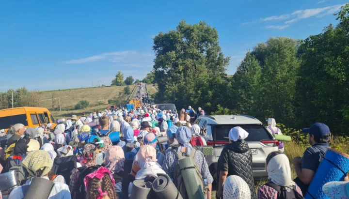 Хресний хід у Почаїв. Фото: Telegram-канал «Перший козацький»