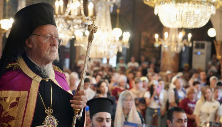 Патріарх Варфоломій. Фото: Fos fanariou