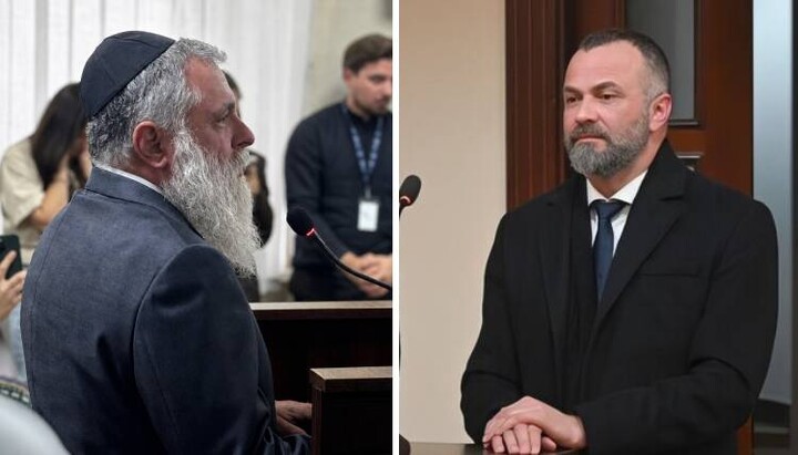 Рабин і екзарх Фанара прийшли до суду просити за чиновників, обвинувачених у корупції. Фото: СПЖ