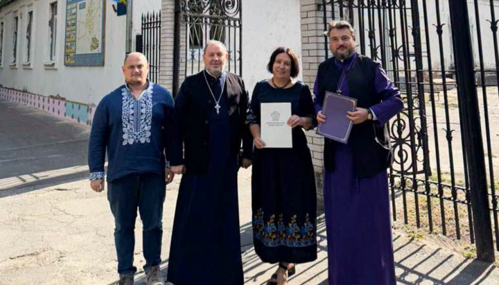 Заповідник «Переяслав» передав у користування ПЦУ собор, захоплений у УПЦ. Фото: Facebook Світлани Микитченко